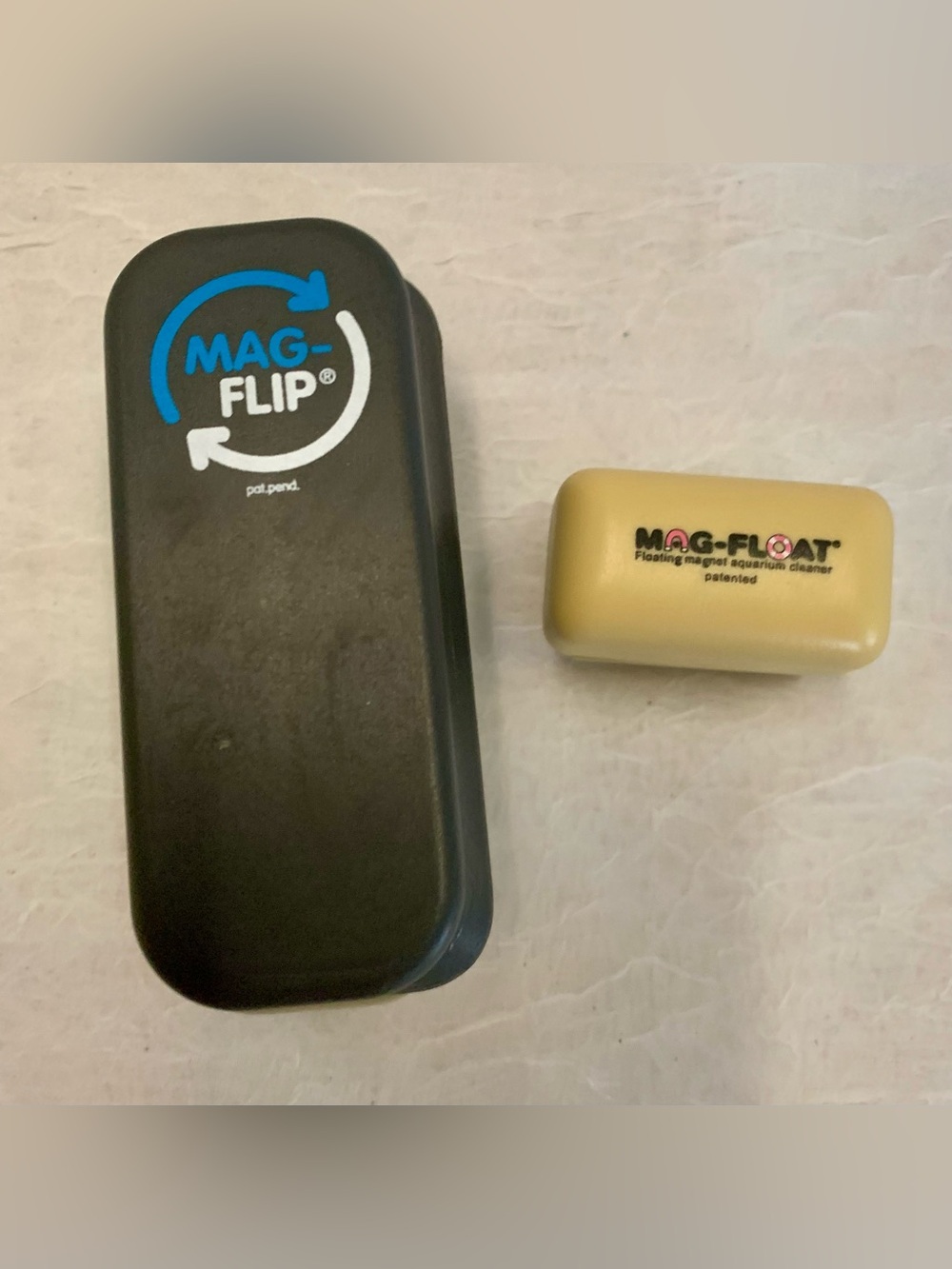 Set of two,MAG-FLIP Magnetic Aquarium Cleaner